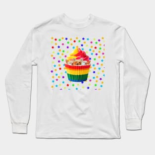 Cupcakes and Stars Long Sleeve T-Shirt